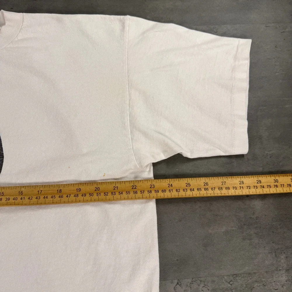 Vintage 90s Converse Dr J T Shirt Mens XL White All Star Made in USA Graphic Tee
